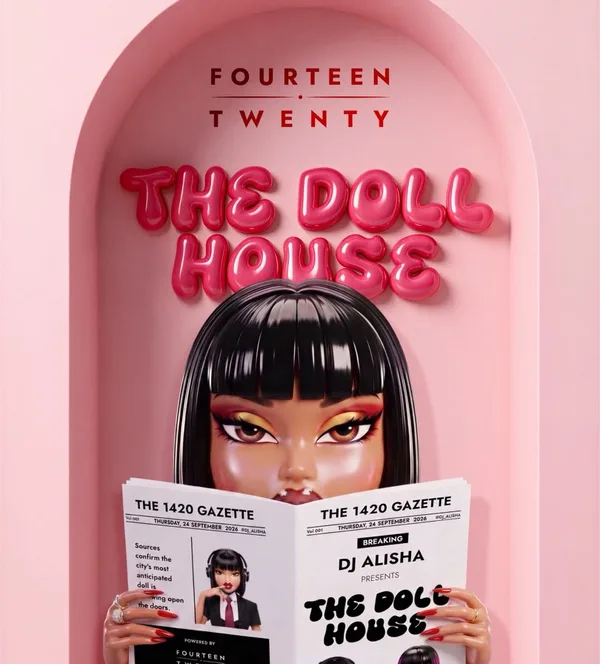 The Doll House is a brand-new nightlife experience presented by DJ Alisha and powered by Fourteen Twenty, bringing a bold doll-inspired world to life